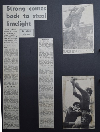 Strong comes back to steal limelight - 14 November 1970